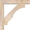 Ekena Millwork Balboa Block Smooth Bracket w/ Offset Brace, Douglas Fir, 5 1/2"W x 28"D x 28"H BKT0604X28X28BOA05SDF - alternate 2